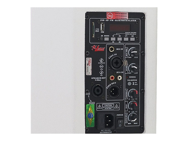 Monitor Ativo Leacs M6ATV-BCA Branco 200 Watts RMS