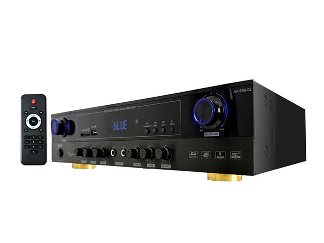 Receiver Amplificado KSR FM/USB/SD PRO AV-999