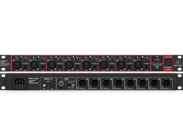 Conversor A/D-D/A Behringer ADA8200