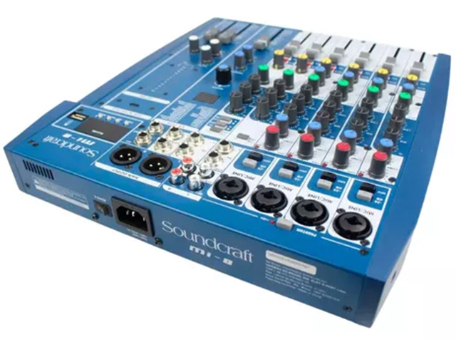 Mixer de Áudio Soundcraft MI-8