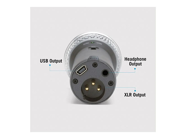 Microfone com fio Dinamico Samson Q2U USB/XLR