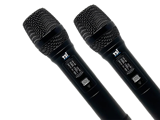 Microfone s/f Duplo em UHF TSI duo-4-UHF