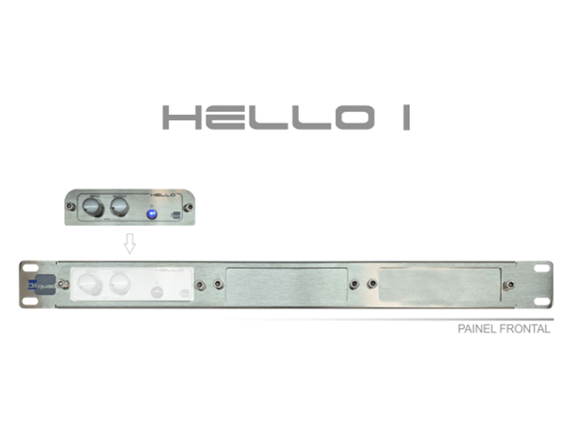 Chave hibrida biquad 01 linha padrão rack 01 unid. mod: HELLO