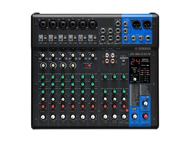 Misturador de Audio Yamaha MG12XUK