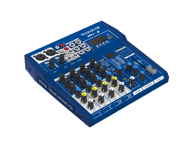 Mixer de áudio Soundcraft MI-6