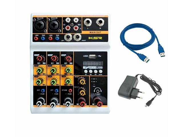 Misturador Audio KSR BLUT/MP3/INTERF.KT-L4