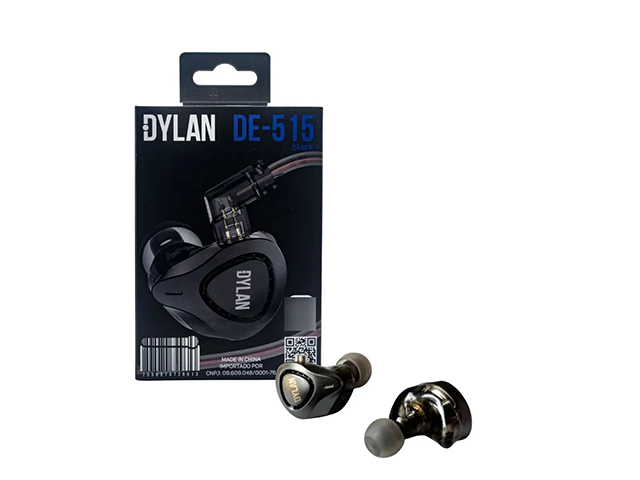 Fone De Ouvido In Ear Dylan DE-515 Preto