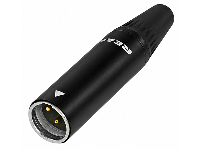 Conector REAN Mini XLR Macho 03 Polo RT3MC-B