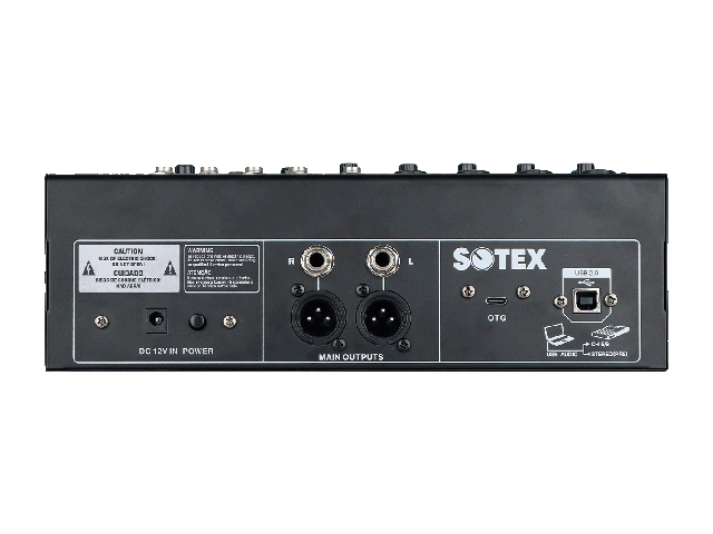 Mixer de Áudio - Sotex STREAM06 SE0604PH