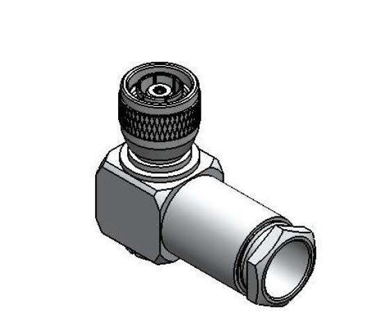 Conector KLC TNT Macho Angular RG/RG213 TM-68