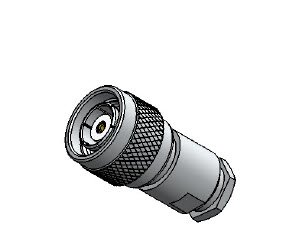 Conector KLC TNC Macho Reto p/cabo RG/RGC58 TM-24