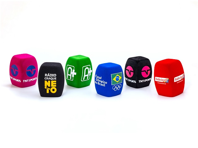 Espumas de Microfone com Logotipo