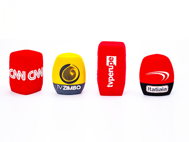 Espumas de Microfone com Logotipo