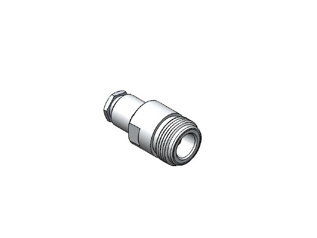 Conector BNC Fêmea Base Redonda - KLC - LF-1