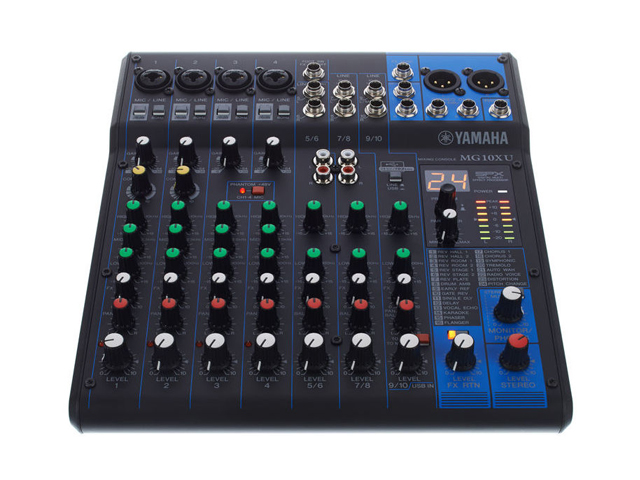 Mixer de áudio Yamaha - MG10XU