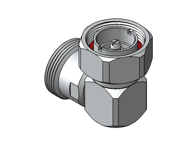 Adaptador DIN 7/16 macho angular 90° X DIN 7/16 fêmea- 5049