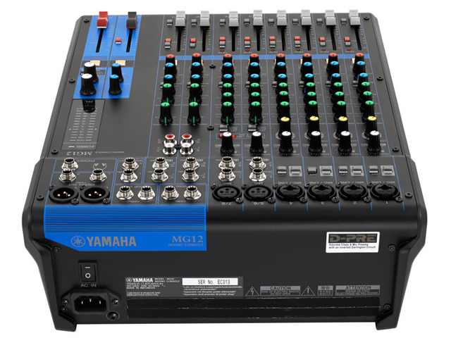 Mixer de áudio Yamaha - MG12