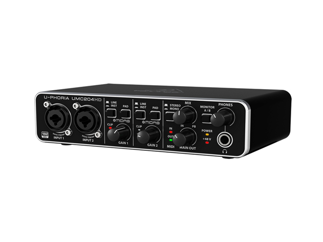 Interface Behringer Midas UMC204HD